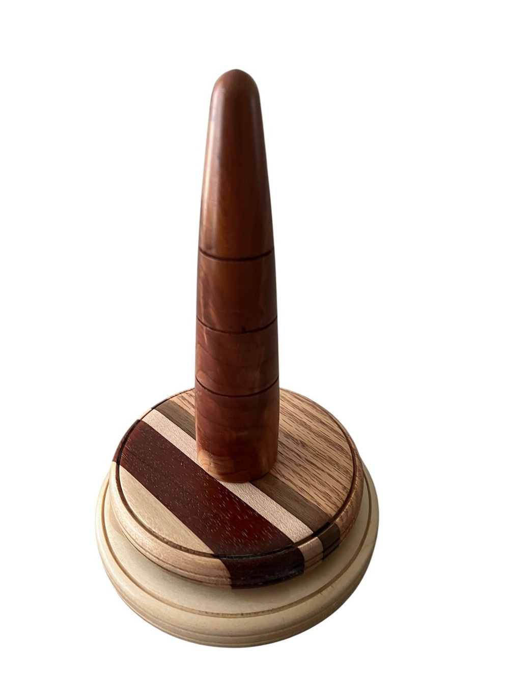 Wooden Handcrafted Yarn Holder Spinner Unwinder Butler for Needlework